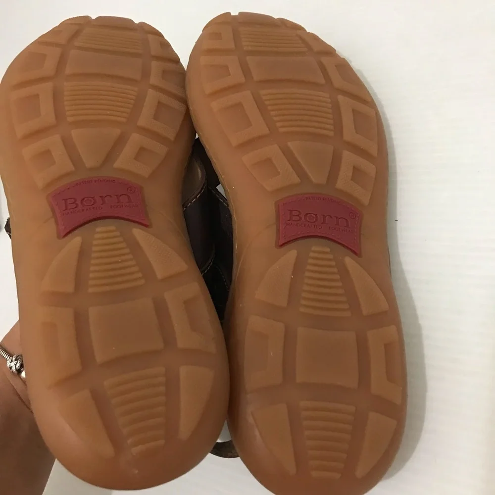 Born Brown Leather Sandals Men’s Size 10